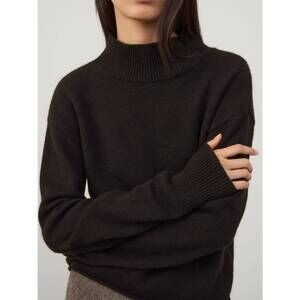 NEW LISA YANG gitta cashmere sweater in dark oak